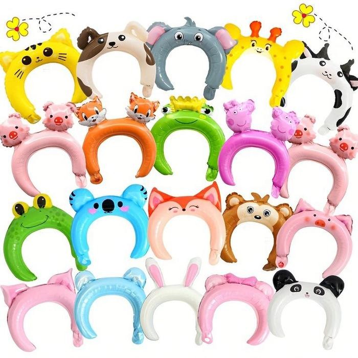 (Allthebest) HEAD BAND BALLOON FOIL ANIMAL / BANDO BALON FOIL ANIMAL / BANDO ANIMAL / BANDO FOIL