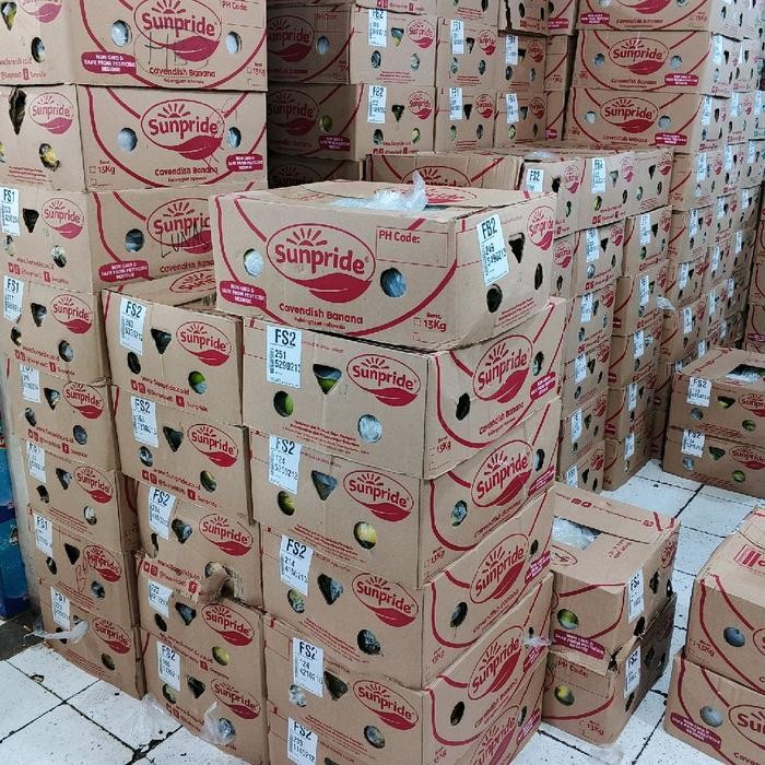 

TERMURAH Buah Pisang Sunpride 1 Dus Karton isi 13kg-EVRIL MART READY STOCK