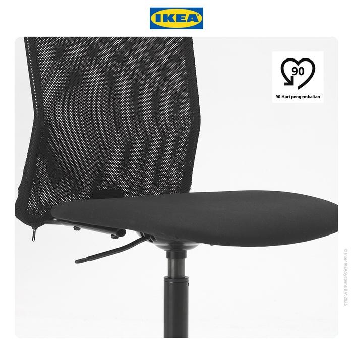NEW IKEA TOBERGET Kursi Kerja Putar Hitam