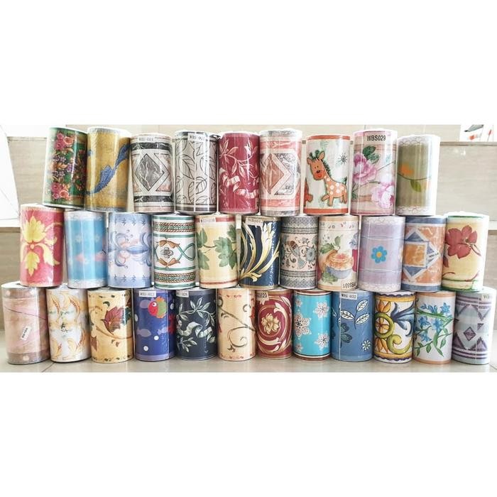 (Allthebest) WALL BORDER WBS 10 CMX 10 M WALLSTICKER WALLBORDER DINDING LIST TEMBOK
