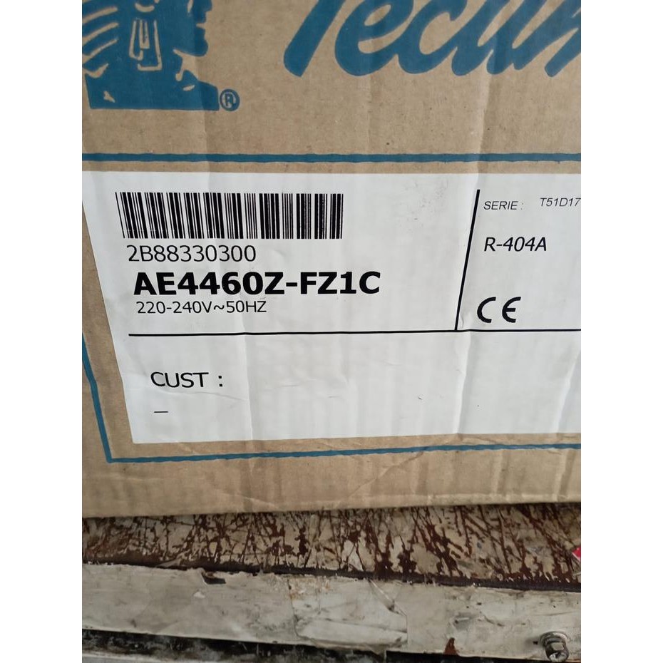Populer Compressor Tecumseh Ae 4460 Z R 404A 220-240V 50Hz
