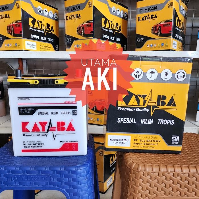 Aki Mobil Kayaba Lm Ns 40Zl / Ns40Zl Jazz Brio Xpander Brv Ayla Sigra