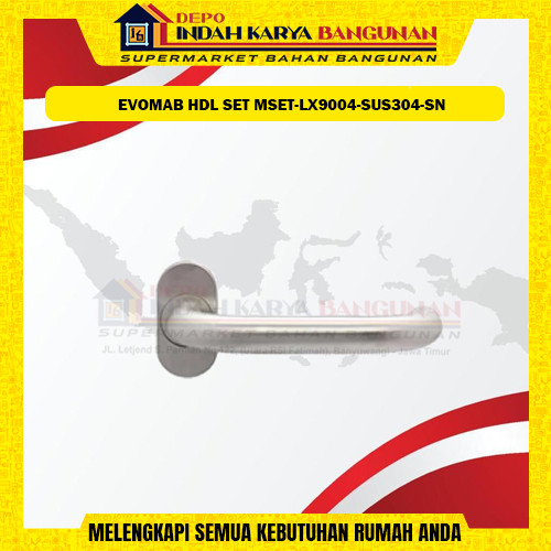 EVOMAB Handle Set Pintu MSET – Gagang Pintu Stainless Satin Nickel