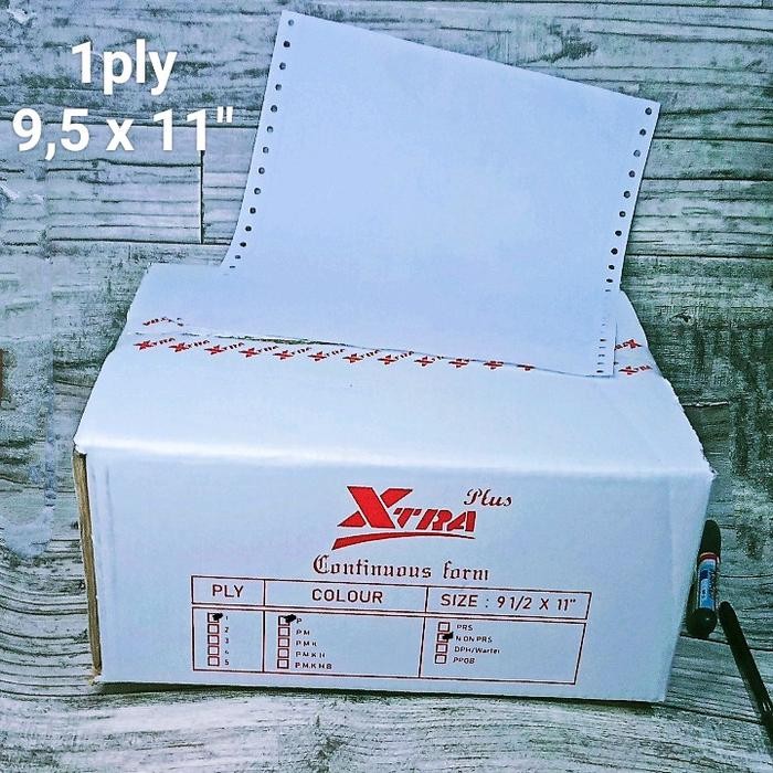 

Terbaru! Kertas 1Ply Continuous Form 9.5X11" Tanpa Pembagian