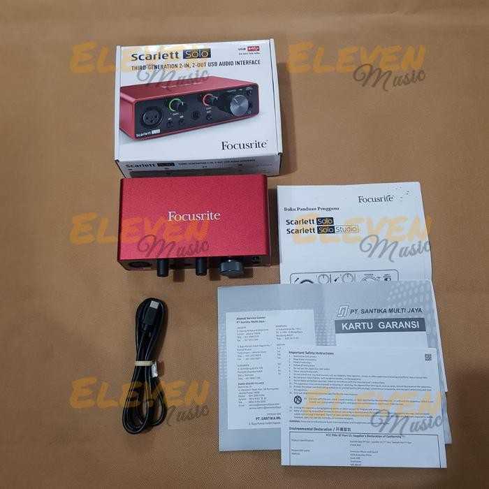 Soundcard Focusrite Scarlett Solo 3Rd Gen