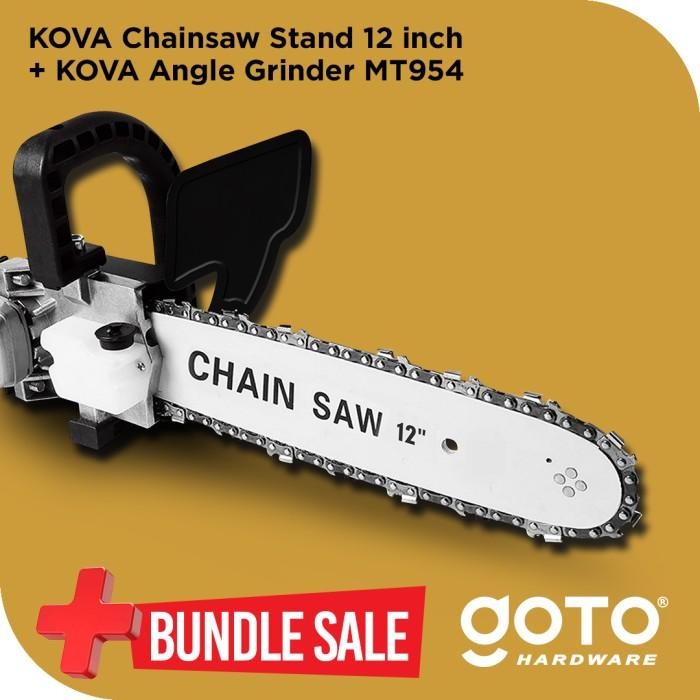 Bundling Kova NY2012 Chainsaw dan Kova MT954 Angle Grinder Gerinda