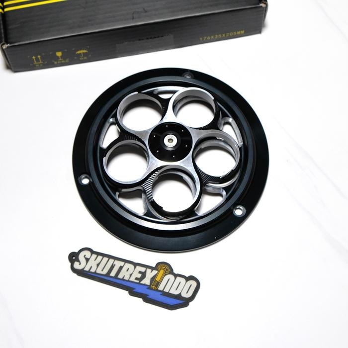 COVER FAN SPINNER BLACK VESPA SPRINT PRIMAVERA S LX