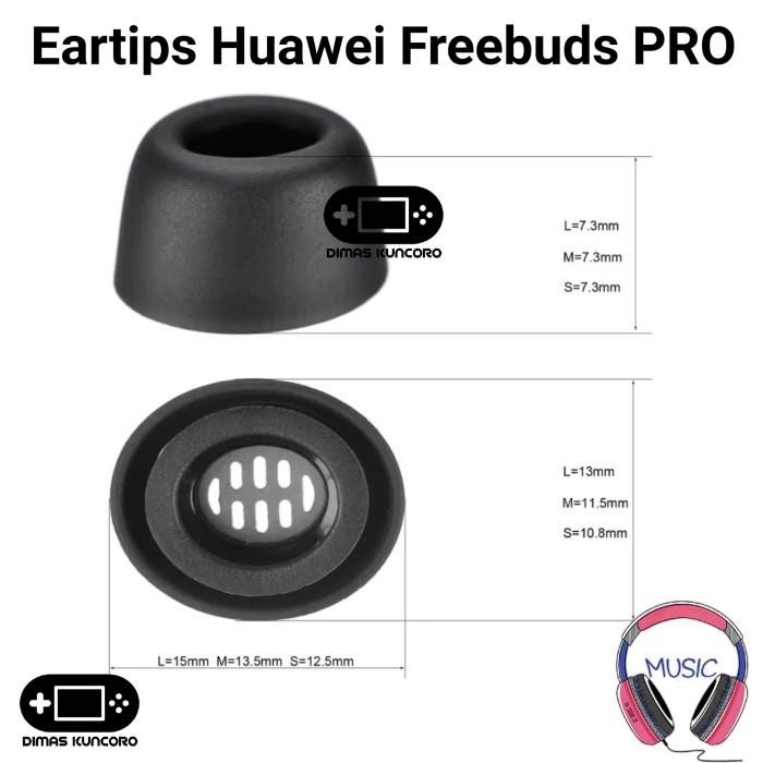 Eartips Huawei Freebuds PRO silicone silicon eartip replacement rubber huawei freebuds pro