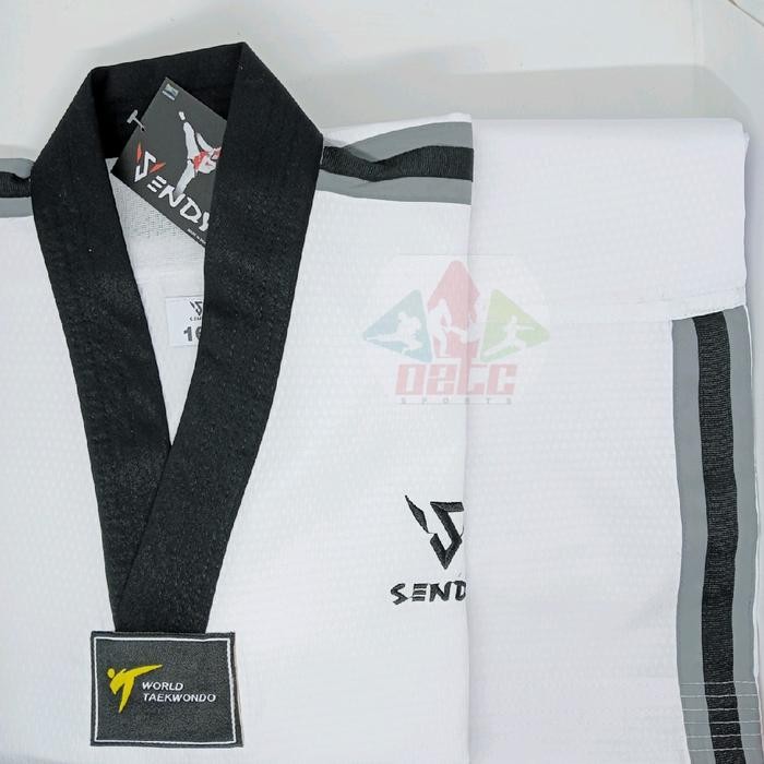 dobok sendy fighter diamond one pride strip kode 518