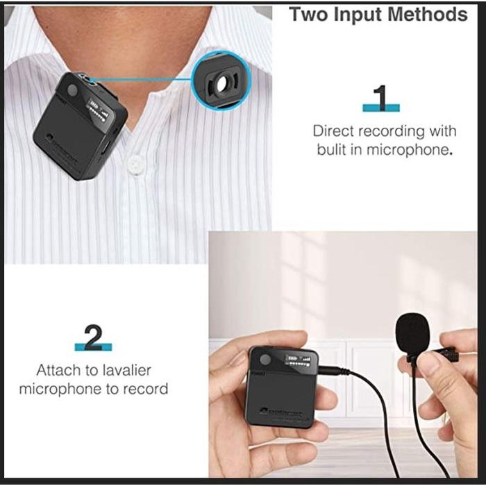 Wireless Mic Relacart MIPASSPORT MI-1 Microphone Mini For Camera HP (TERBAIK) (TERBARU) (TERMURAH)