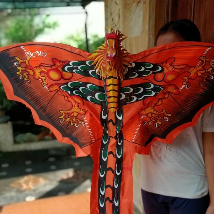 (Allthebest) layang layang naga kain 3 dimensi/layangan kain naga/layangan bali