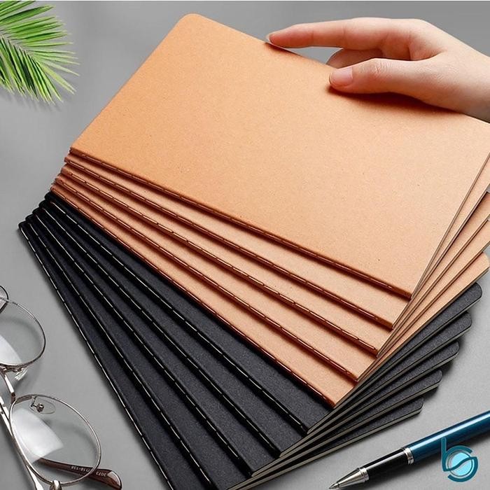 A5/B5 Notebook Buku Tulis 36 Lembar /Black - Best Stationary *