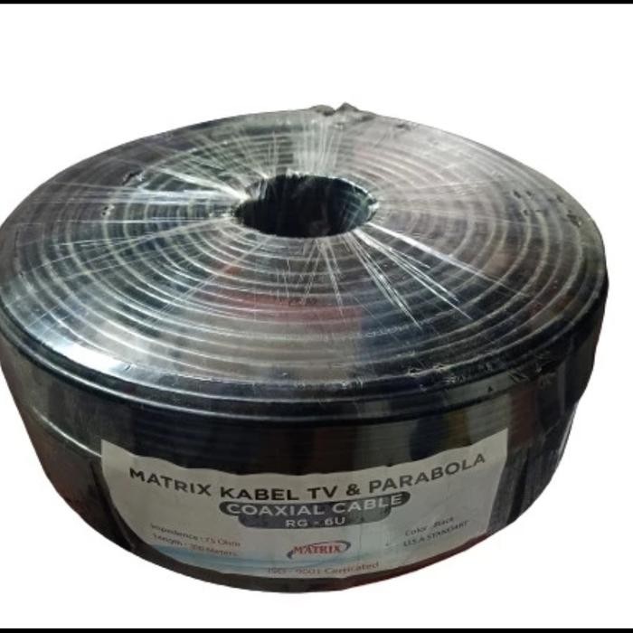 Kabel Antena TV Dital Matrix RG6 RG 6 Antenna Coaxial Cable METERAN