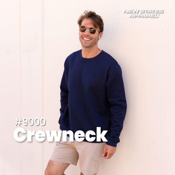 Sweater Polos Crewneck New States Apparel 9 Bahan Premium *