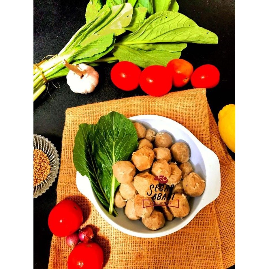 

(Allthebest) BAKSO SAPI HALUS PREMIUM 1KG BEEF MEATBALL HALAL FRESH FROZEN