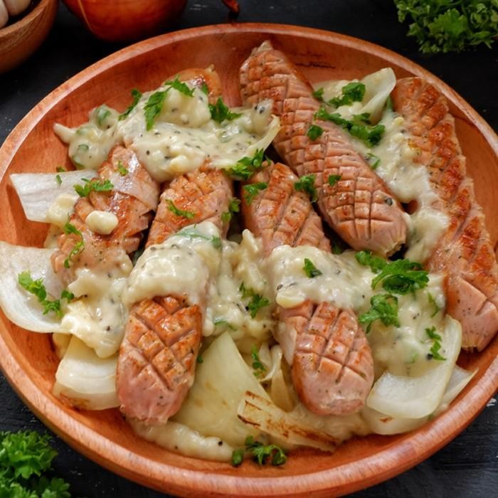 

(Allthebest) Sosis Kanzler Frankfurter 1pcs KHUSUS INSTANT