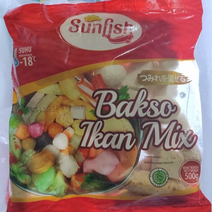 

(Allthebest) sunfish bakso ikan mix 500gr