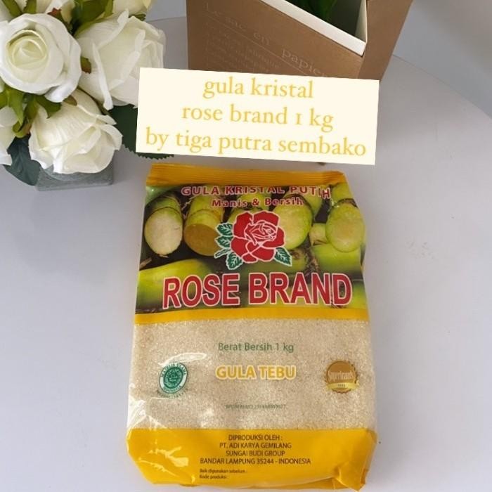 

(Allthebest) Gula Pasir Rose Brand 1kg bisa ato express