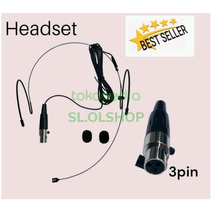 MIC HENDSET LIDI BUAT SENNHEISER, / ASHLYE,TOA DLL/MIC BANDO
