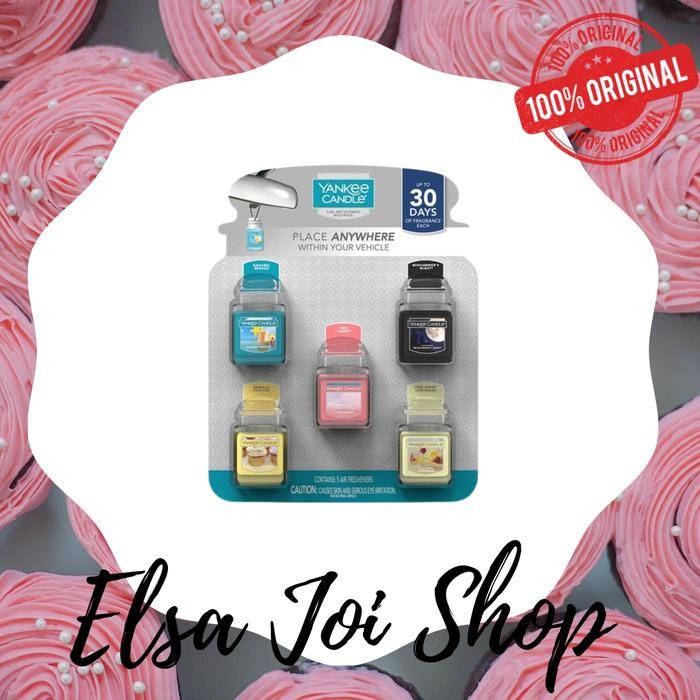 ELSAJOISHOP - Yankee Candle Car Jar Ultimate Multi Pack - 5 Air Fresheners