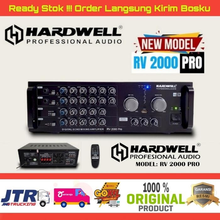 AMPLIFIER HARDWELL RV 2000 PRO ORIGINAL PROFESSIONAL AUDIO HARDWELL