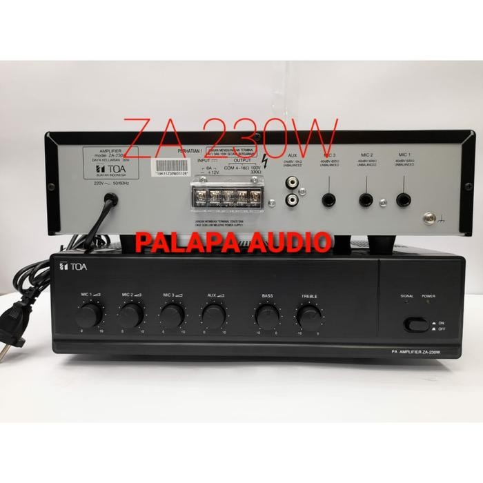 AMPLIFIER TOA ZA-230W / ZA 230W / ZA 230 W