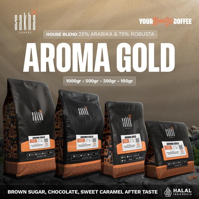 

Semekar Roastery - Kopi Aroma Gold Espresso Blend Coffee Beans Roasted Bean Biji Bubuk