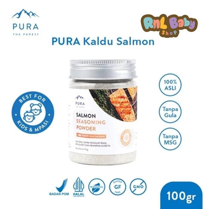

Pura Kaldu Salmon 100 Gr Tanpa MSG - Salmon Seasoning Powder MPASI