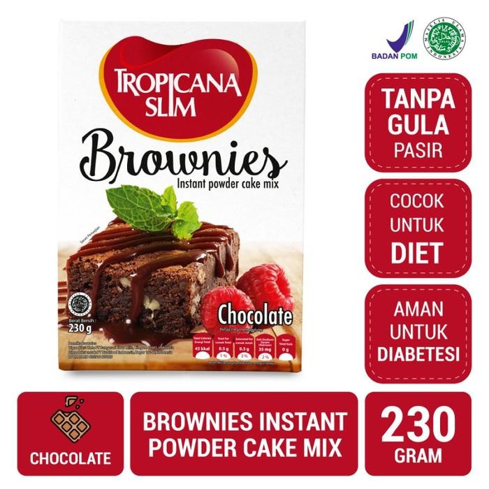 

Tropicana Slim Brownies Instant Powder Cake Sugar Free