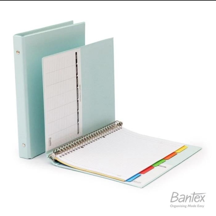 

BINDER NOTE B5 26 HOLE 25MM BANTEX 1326 LOOSE LIFE MULTIRING BINDER KODE 449