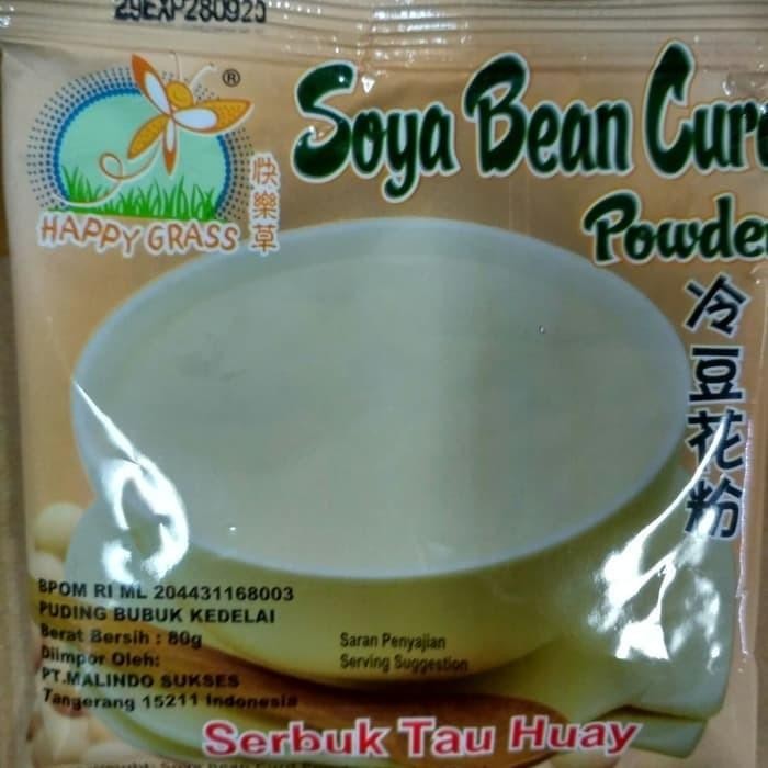 

Soya Bean Curd Powder Happy Grass 80gr - Serbuk Puding Kembang Tahu Huay - Drink, Bubuk