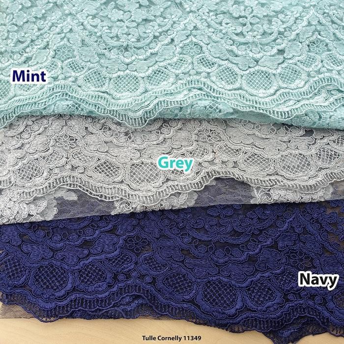 

KAIN BRUKAT/ BROKAT TULLE CORNELLY -11349 (PER 0.5 METER) KODE 911