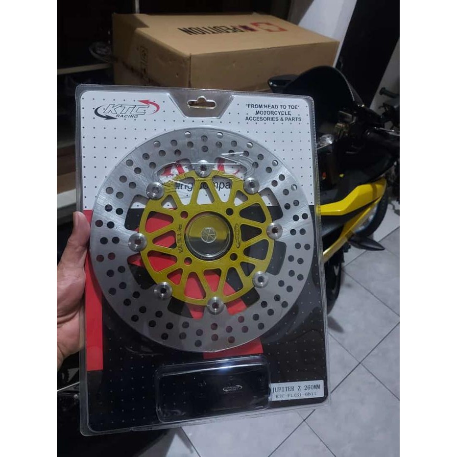 Ready Stok PIRINGAN CAKRAM DEPAN KTC YAMAHA JUPITER Z BESI FLOATING UK 260MM