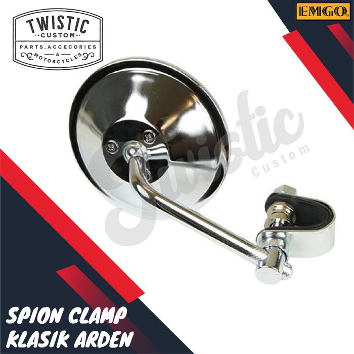READYY Spion Clamp EMGO Arden Motor Chopper W250 XS650 BSA SR400 Triumph