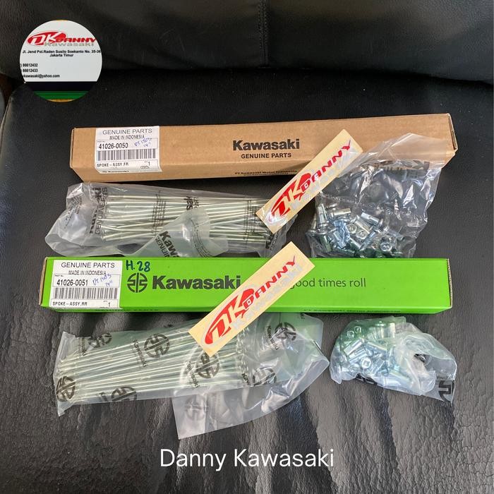 Ready Stok Jari jari ring 14 dtracker 150 depan belakang original