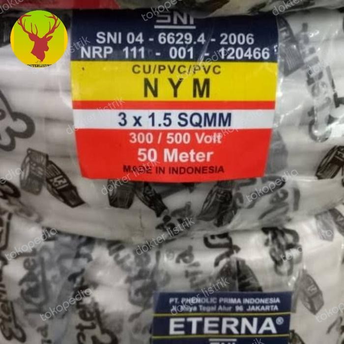 Kabel Nym 3X1.5. 3X1,5 Eterna