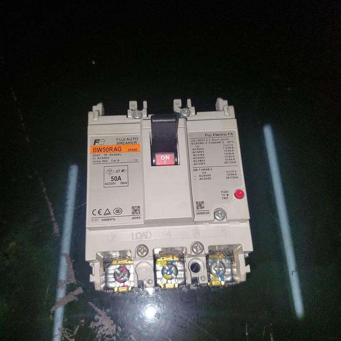 Fuji Mccb Bw50Rag 50A 3P Mini Breker /Mccb Mini 50A Fuji