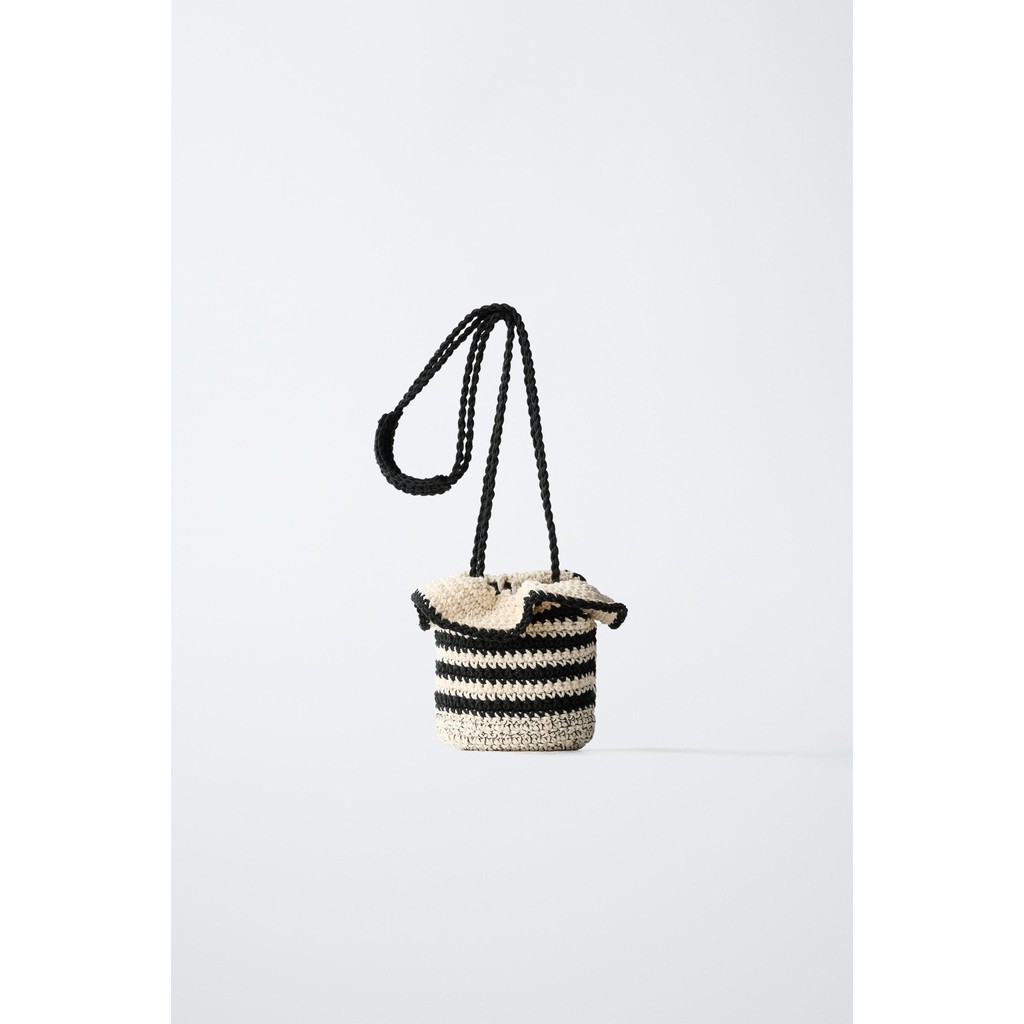 ZARA TAS SELEMPANG RENDA Tas model selempang crochet