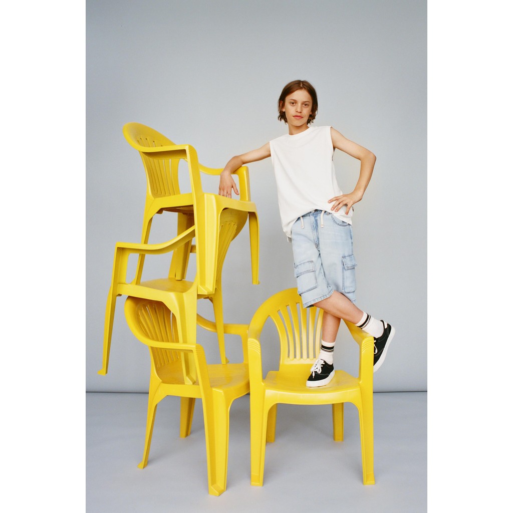 ZARA CELANA BERMUDA DENIM CARGO BAHAN JATUH