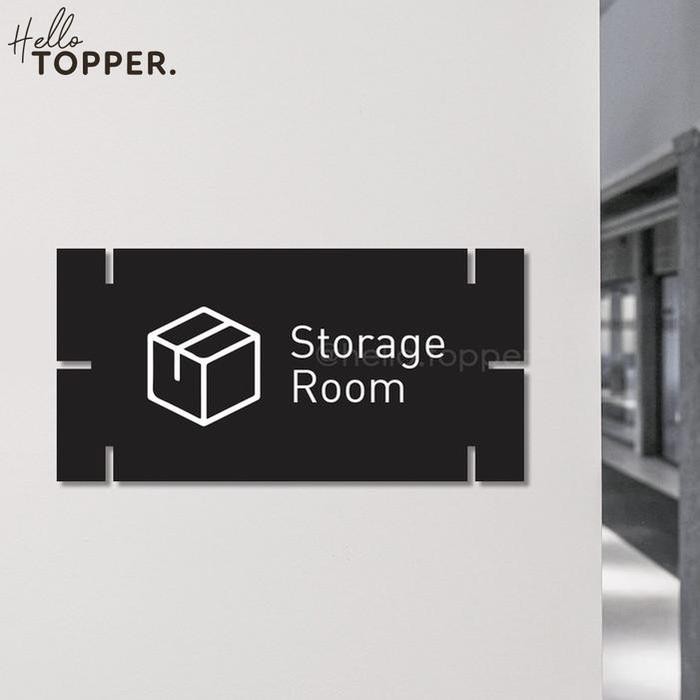 

DISKON Storage Room Kantor Signage Acrylic Sign Board Papan Akrilik Puzzle READY STOCK