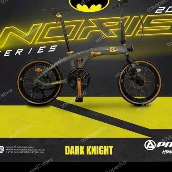 TERMURAH SEPEDA LIPAT 16 / 20 INCH PACIFIC NORIS BATMAN FRAME ALLOY REMAJA DEWASA READY STOCK