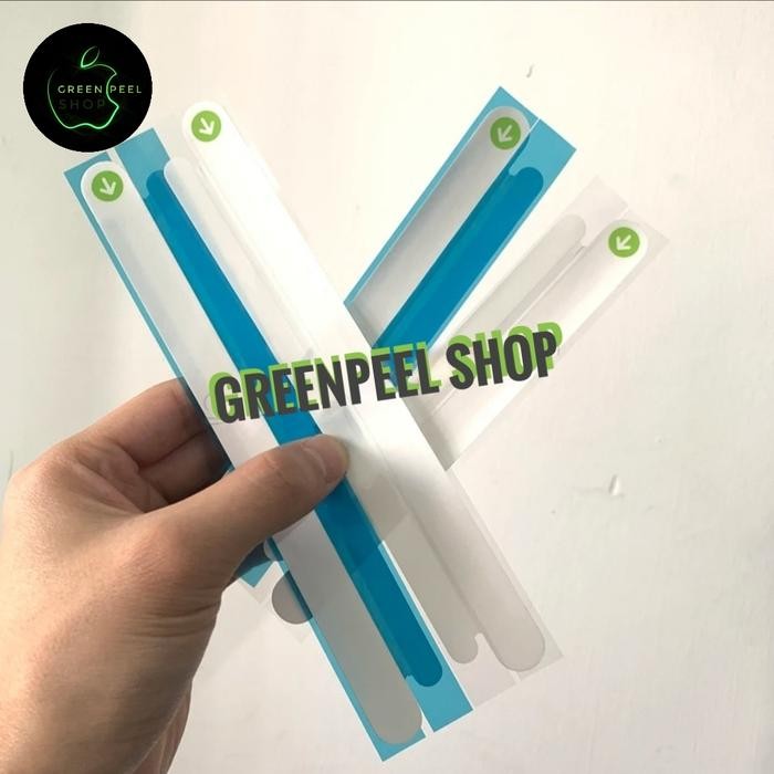 

1 set segel sticker dus green peel for ipad air 6 m2/ipad pro m4 11 13 inch 2024