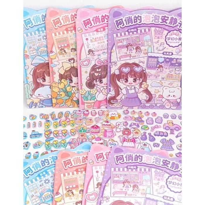 

Buku Stiker Home DIY Aqiao 3D Bubble New Design Terbaru