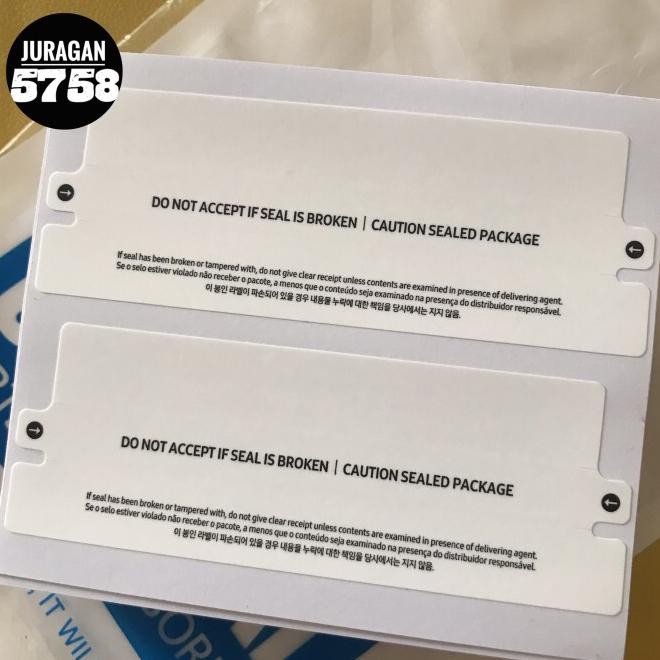 

1 set atas bawah segel sticker dus Tab S10+ S10 FE plus ultra FE+ 2024 2025 kemasan baru