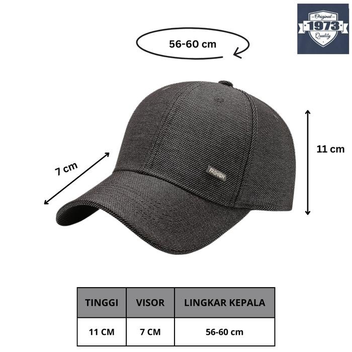 Baseball cap : PREMIUM PLAIN - Topi baseball topi pria topi wanita
