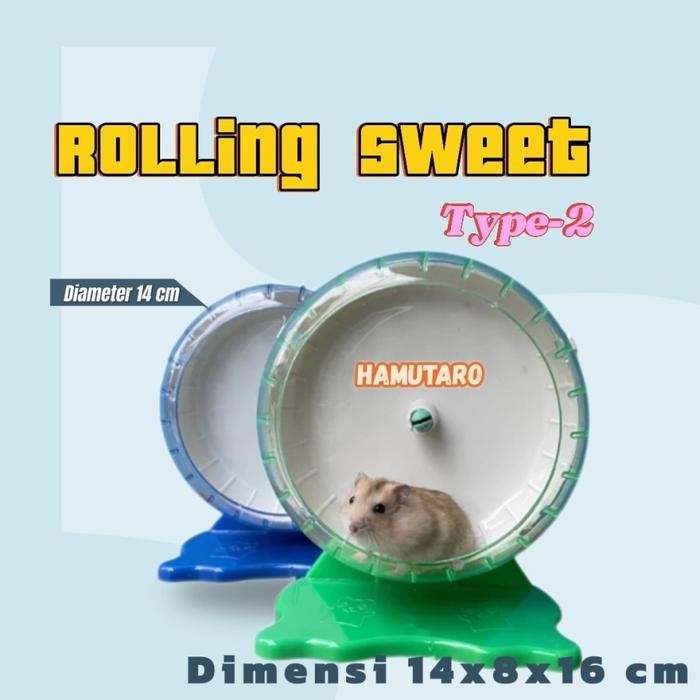 Hobilic Petfun - Kincir Hamster Besar - Roda Besar Untuk Hamster Wheel Hamster