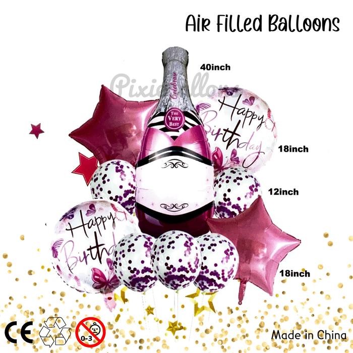 

Terlaris BALON SET BIR PINK BEER WINE BIRTHDAY DEKORASI ULANG TAHUN PARTY SALE