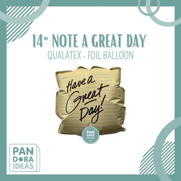 

Terlaris 14" Note A Great Day USA Foil Balloon Balon Bentuk Memo SALE