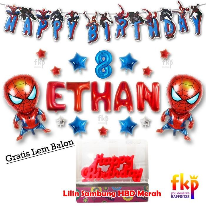 

Terlaris Paket Dekorasi Spiderman - Balon Foil Spiderman - Dekor Tema Spiderman SALE