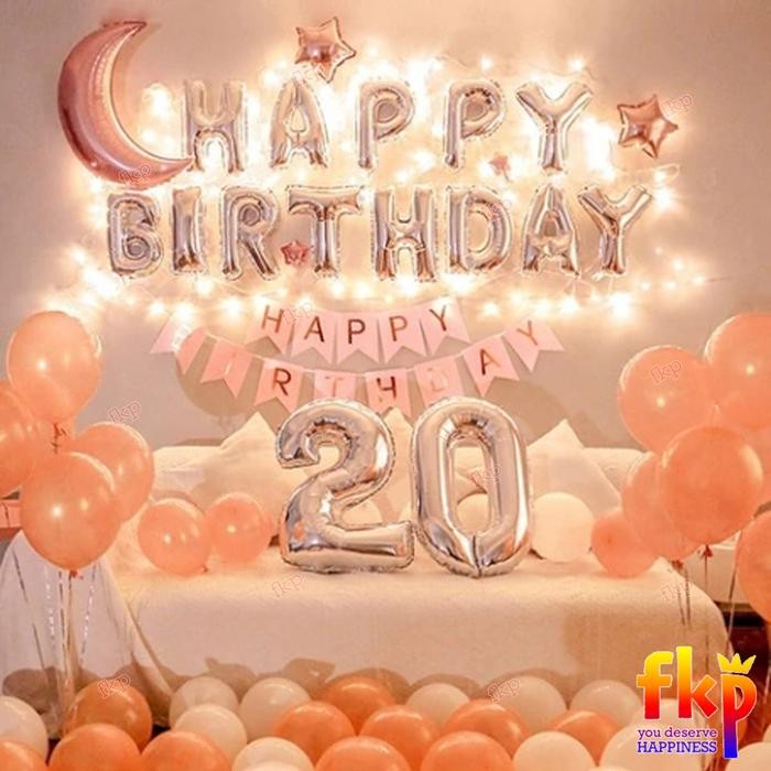 

Terlaris FUN KIDS PARTY - Paket Dekorasi Ultah Balon Rose Gold Silver SALE